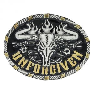 Montana Silversmiths Two Tone Unforgiven Attitude Buckle (A647)